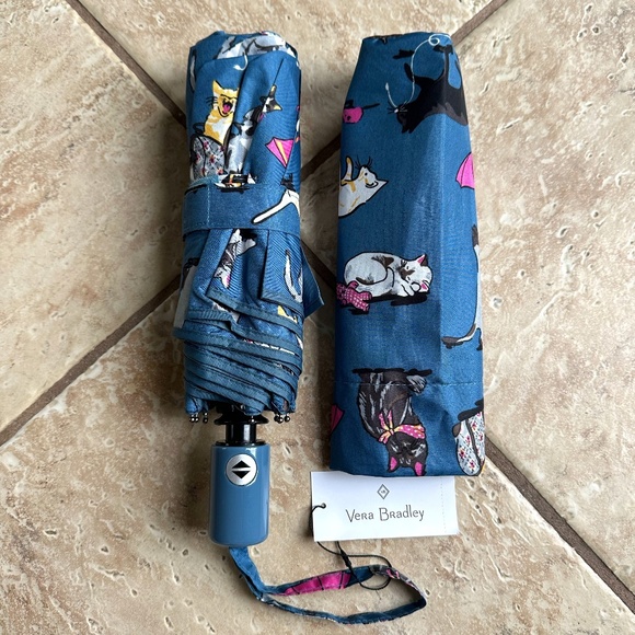 VERA BRADLEY UMBRELLA CAT'S MEOW:NWT CATS - Picture 1 of 9